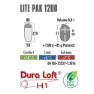 High Peak Lite Pak 1200 Sovsäck, Green
