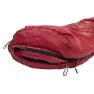 High Peak Redwood-3 Sovsäck, Darkred / grey, Left Zipper