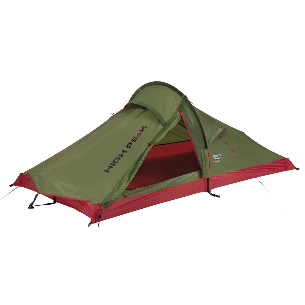 High Peak Siskin 2.0 Lw Tält, Pesto / red, 2 Platser