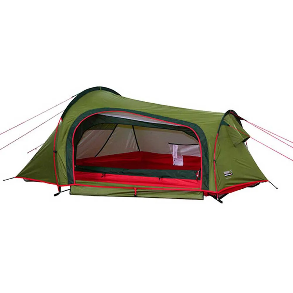 High Peak Sparrow 2 Tält, Pesto / red, 2 Platser