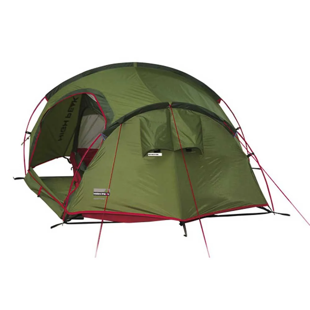 High Peak Sparrow 2 Tält, Pesto / red, 2 Platser