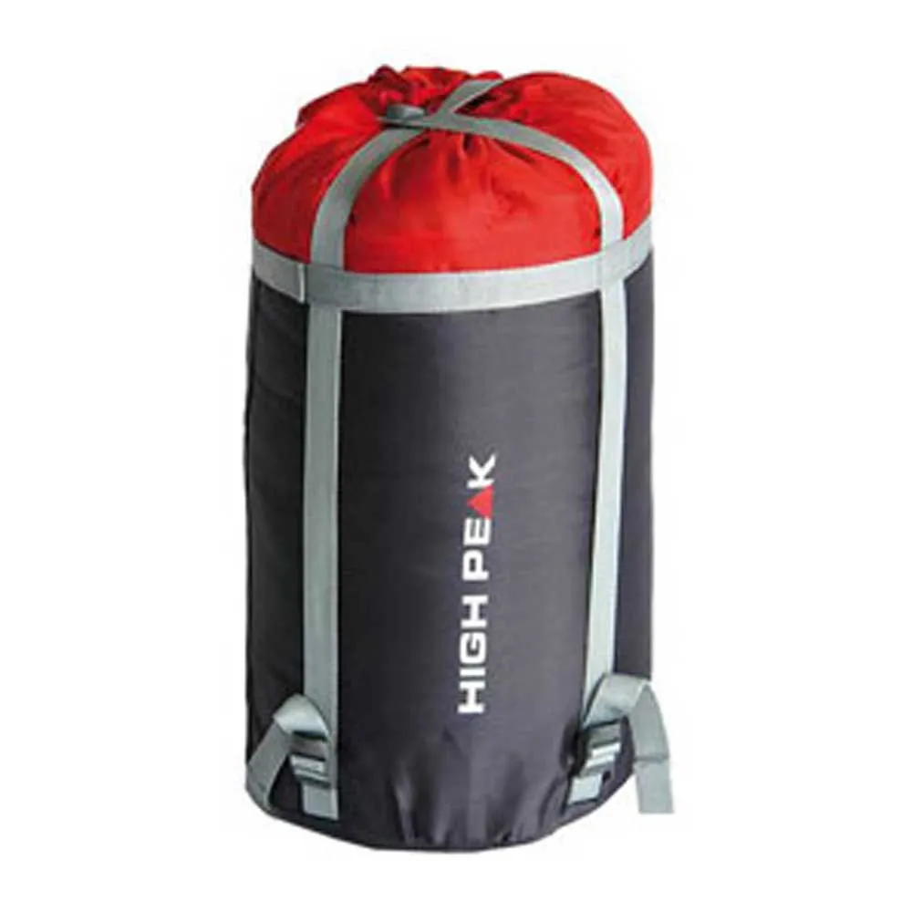 High Peak Tr 350 Sovsäck, Darkred / grey, Left Zipper