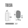 High Peak Tulsa Matta, Black