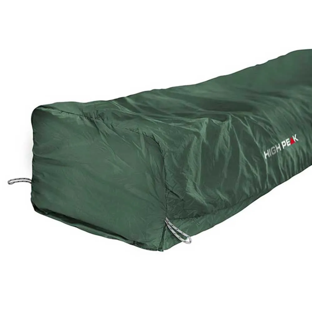 High Peak Ultra Pak 500 Sovsäck, Green / red, Left Zipper