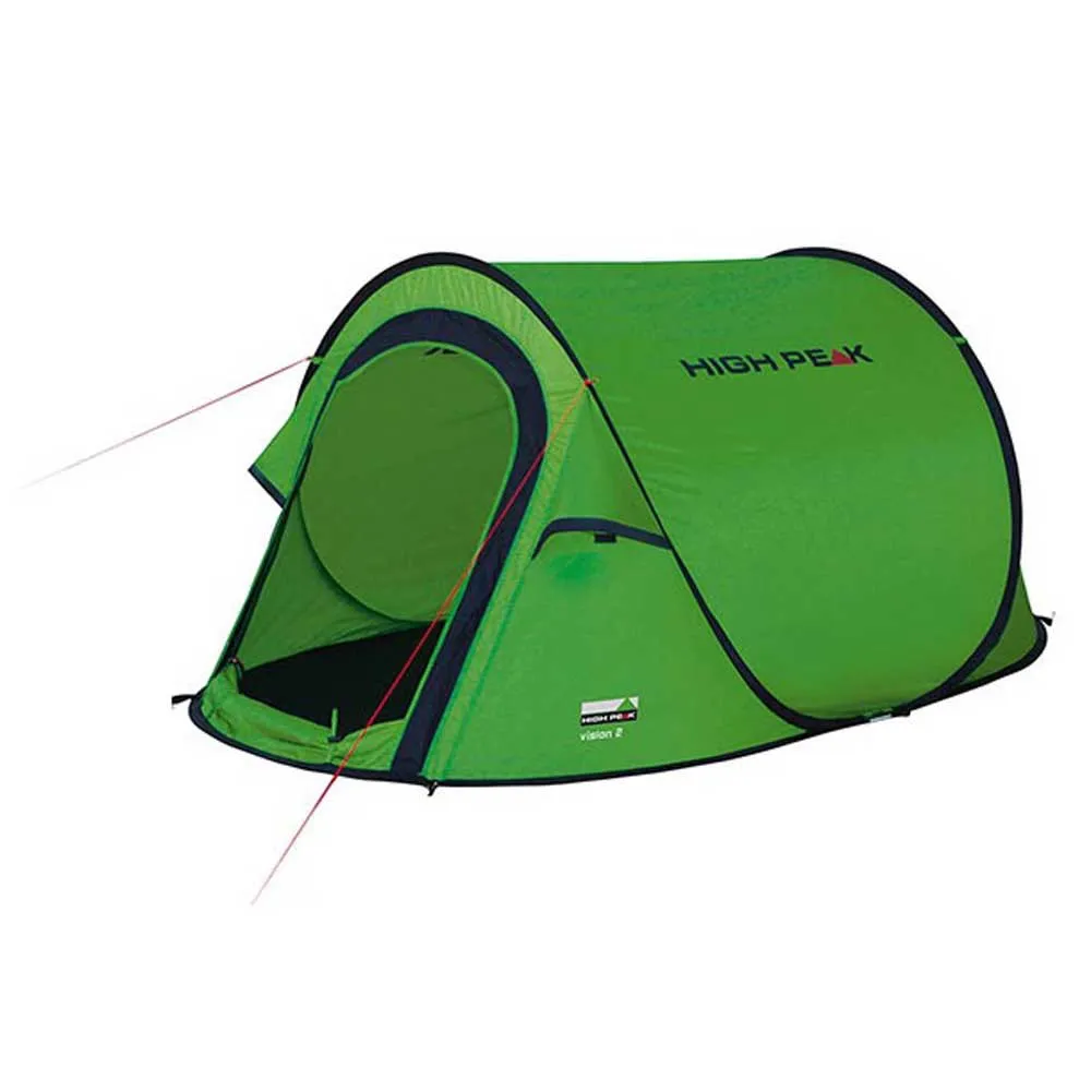 High Peak Vision 2 Tält, Green / phantom, 2 Platser