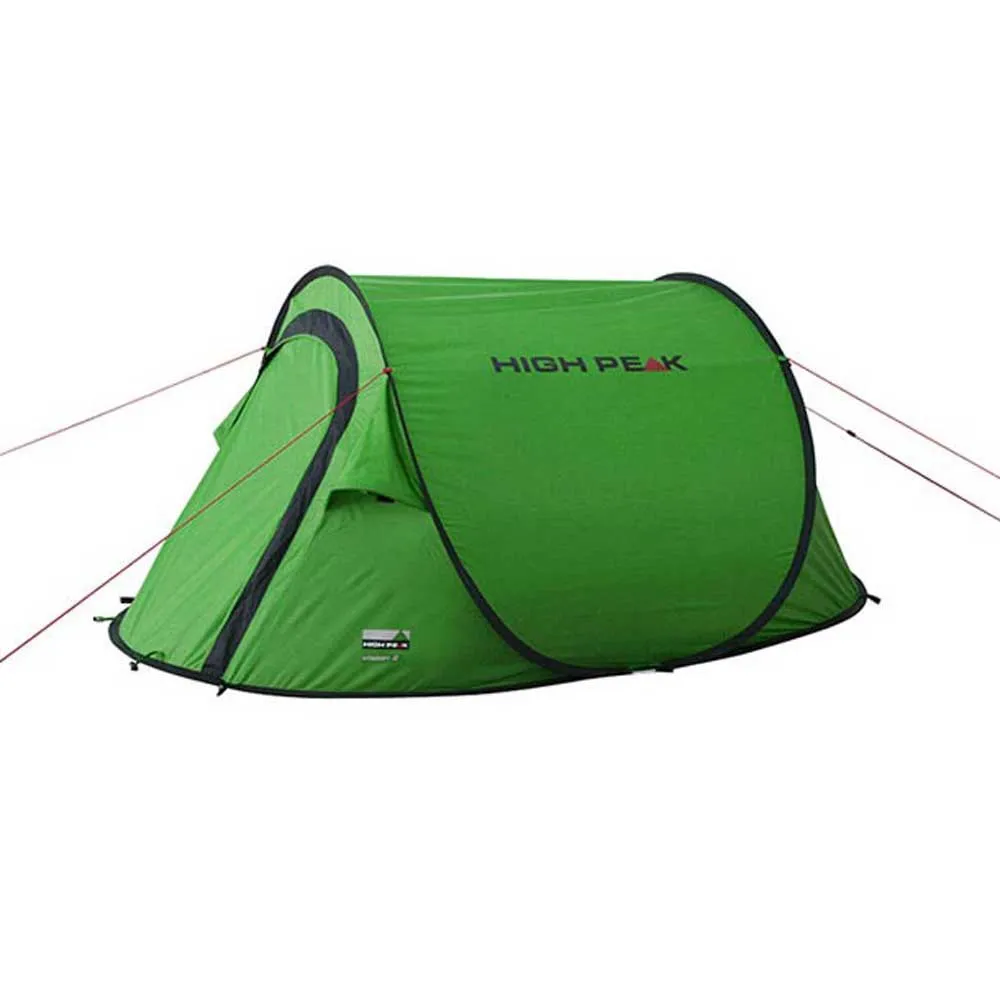 High Peak Vision 2 Tält, Green / phantom, 2 Platser
