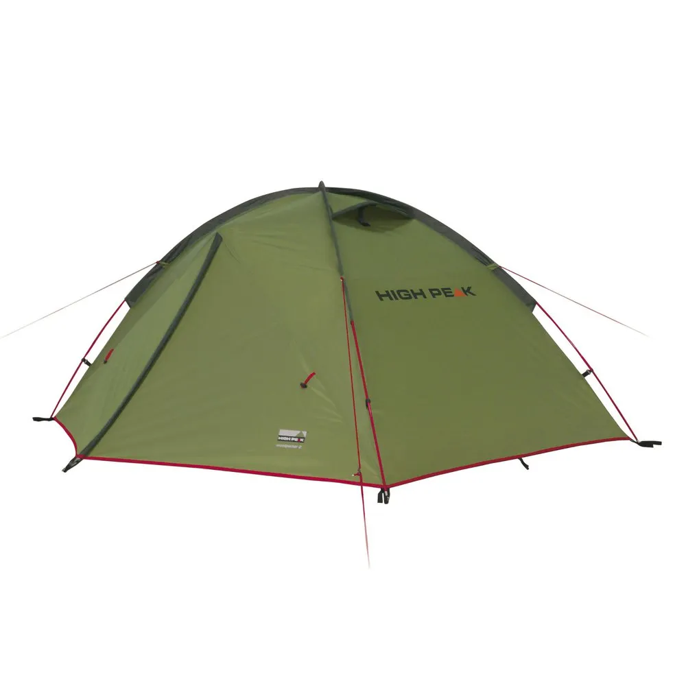 High Peak Woodpecker 3 Tält, Pesto / red, 3 Platser