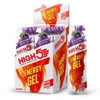 High5 Black Låda Med Energigeler Vinbär 40g 20 Enheter