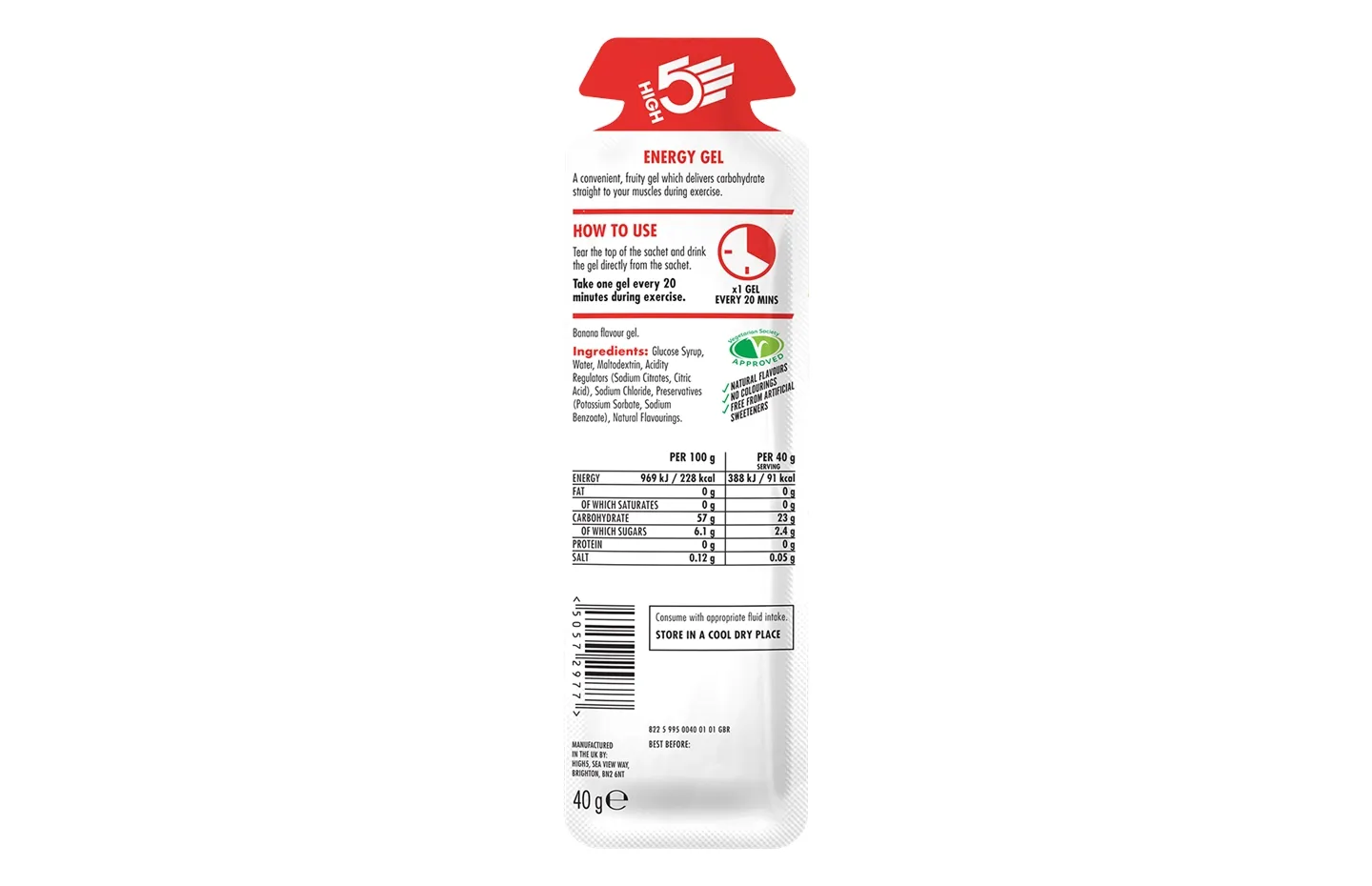 High5 Energigel Citrus