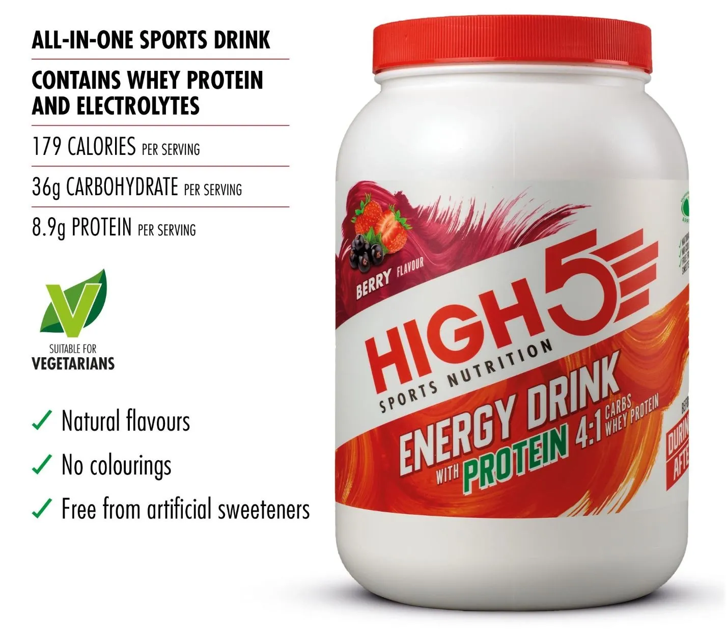 High5 Energy Drink Protein 4:1 Dryck High5 Energy Drink Protein 4:1 Dryck