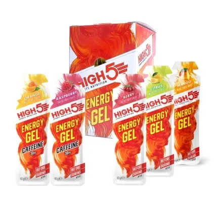 High5 EnergyGel sampack 20 stk. 5 x 4 varianter High5 EnergyGel sampack 20 stk. 5 x 4 varianter