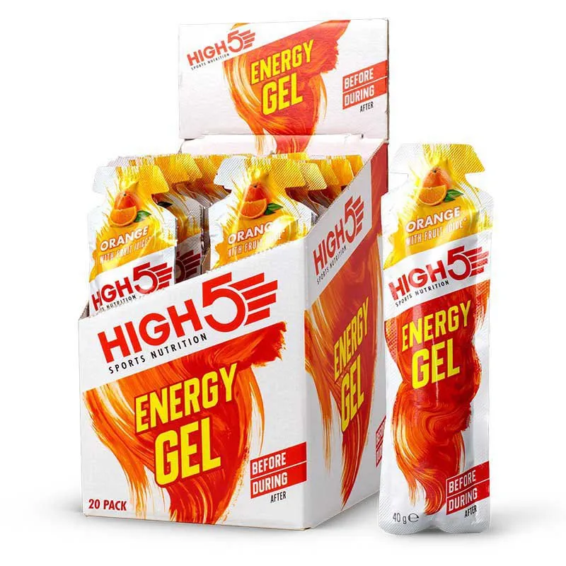 High5 Låda Med Energigeler 40g 20 Enheter