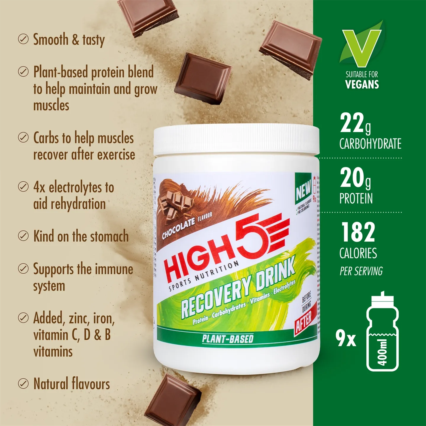 High5 Recovery Drink Sportdryck