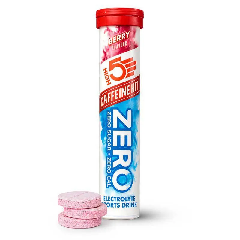 High5 Zero Caff Hit Tablettask Bär 8 Enheter, White / blue, One Size