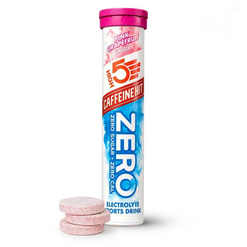 High5 Zero Caff Hit Tablettask Rosa Grapefrukt 8 Enheter, White / blue, One Size