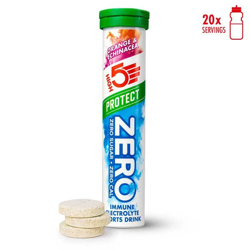 High5 Zero Protect Tablettask Apelsin Och Echinacea 8 Enheter, White / blue, One Size