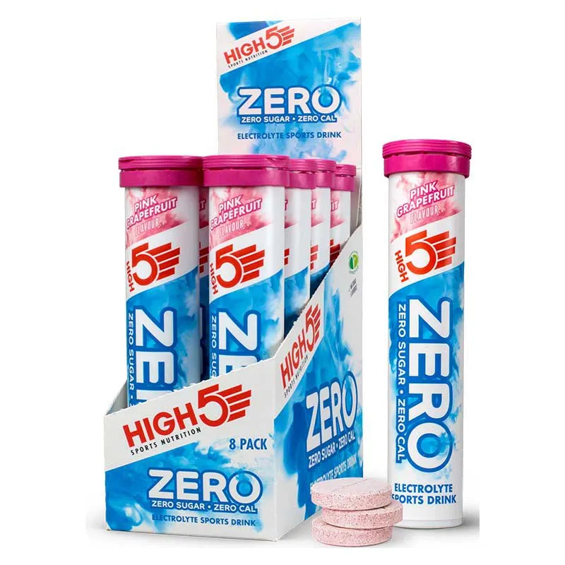 High5 Zero Tablettask Rosa Grapefrukt 8 Enheter, White / blue, One Size