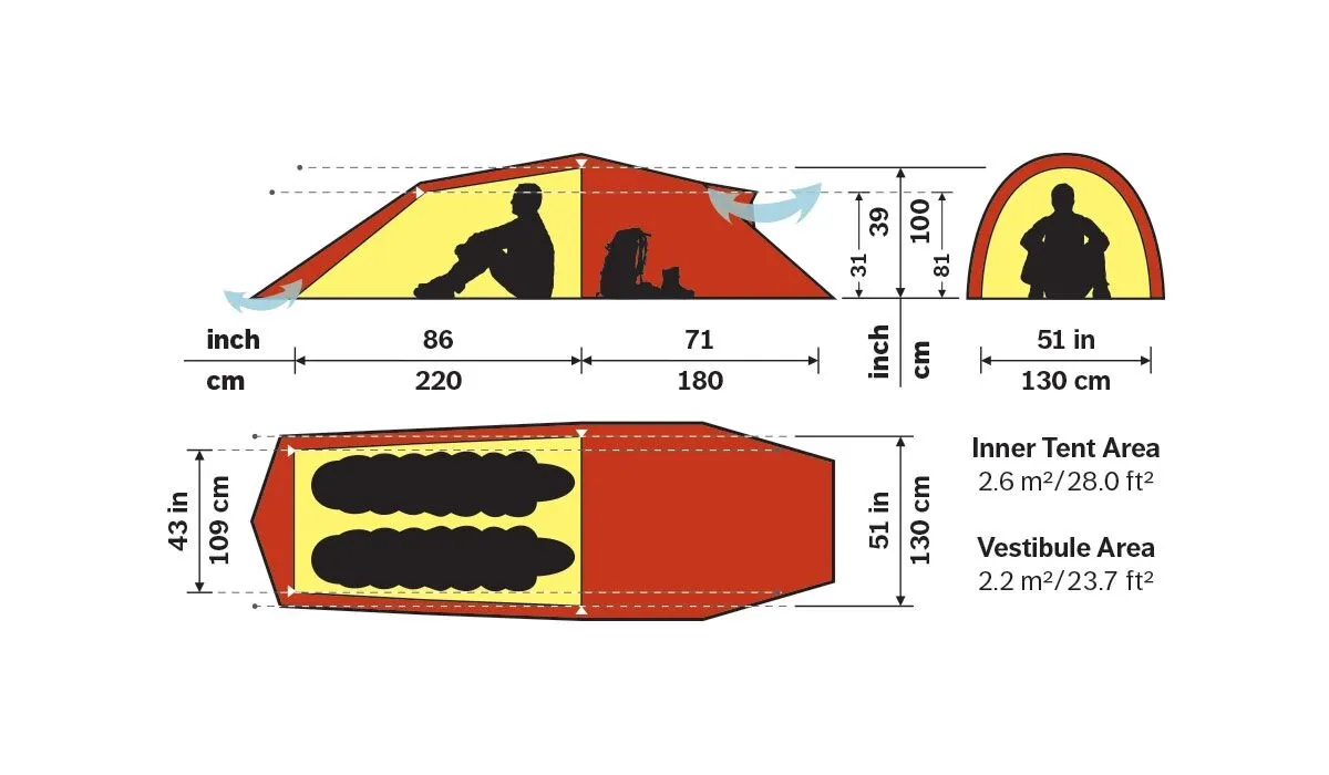 Hilleberg Nallo 2 GT Tält Hilleberg Nallo 2 GT Tält