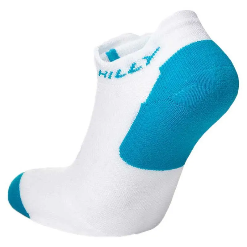 Hilly Socks Active Socklet Min Korta Strumpor male, White / black / peacock