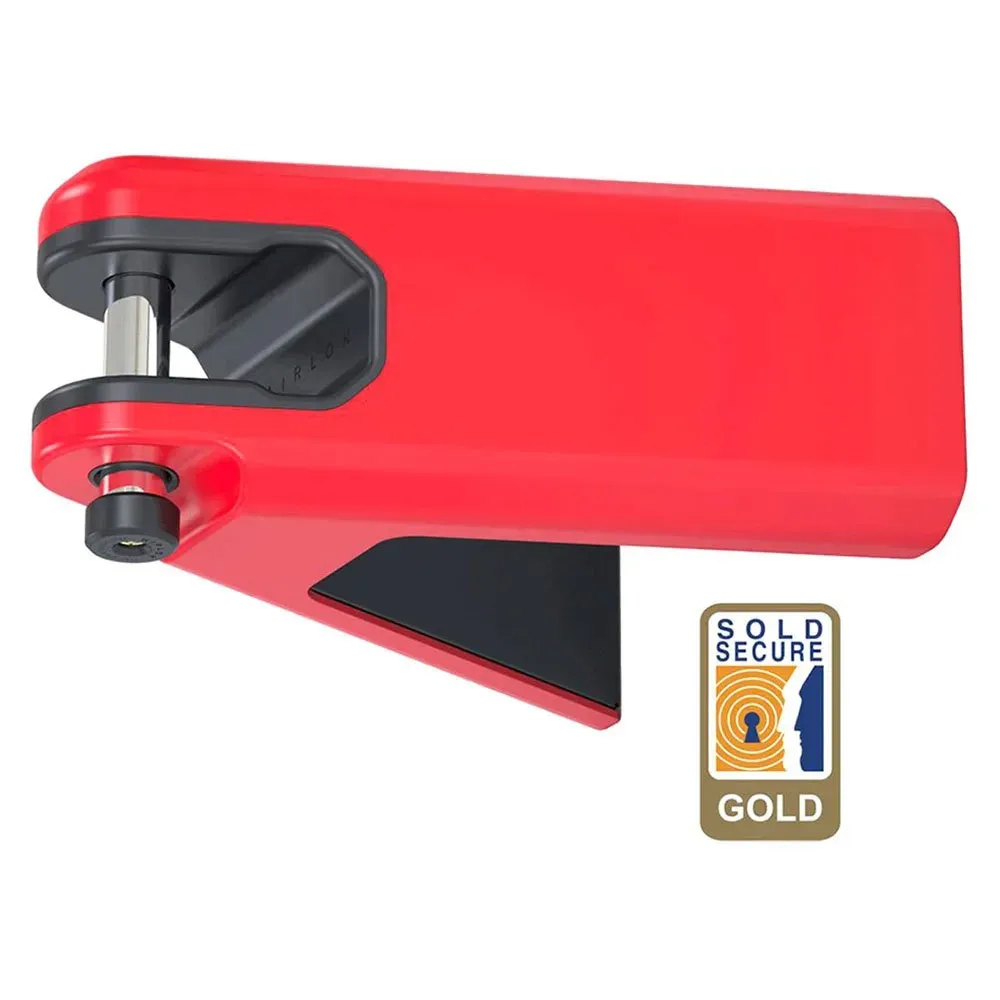 Hiplok Airlok Väggmonterat Cykelställ, Red, One Size Hiplok Airlok Väggmonterat Cykelställ, Red, One Size