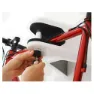 Hiplok Airlok Väggmonterat Cykelställ, Red, One Size