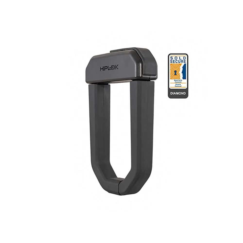 Hiplok D1000 Bygellås, Black, 155 x 92 x 20mm