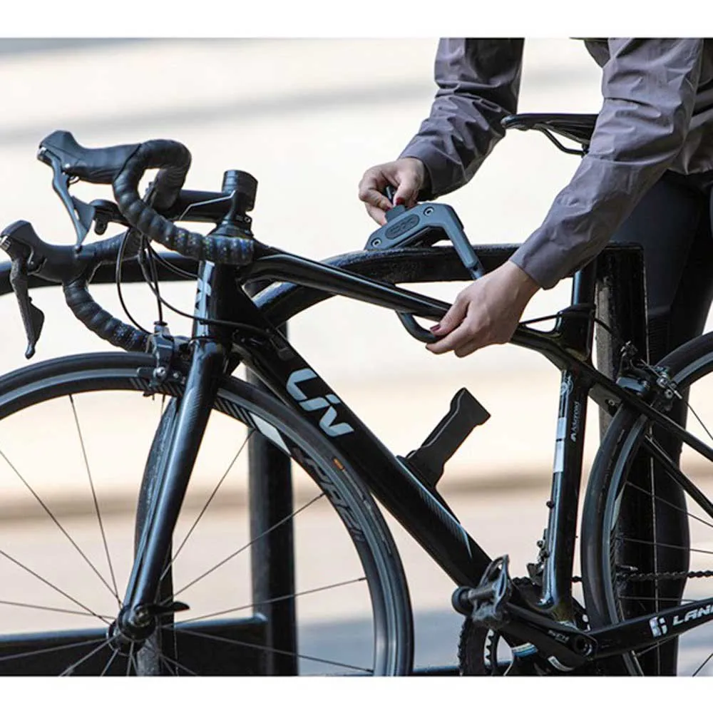 Hiplok Dx Frame Bygellås, All black, 14 x 85 x 150mm