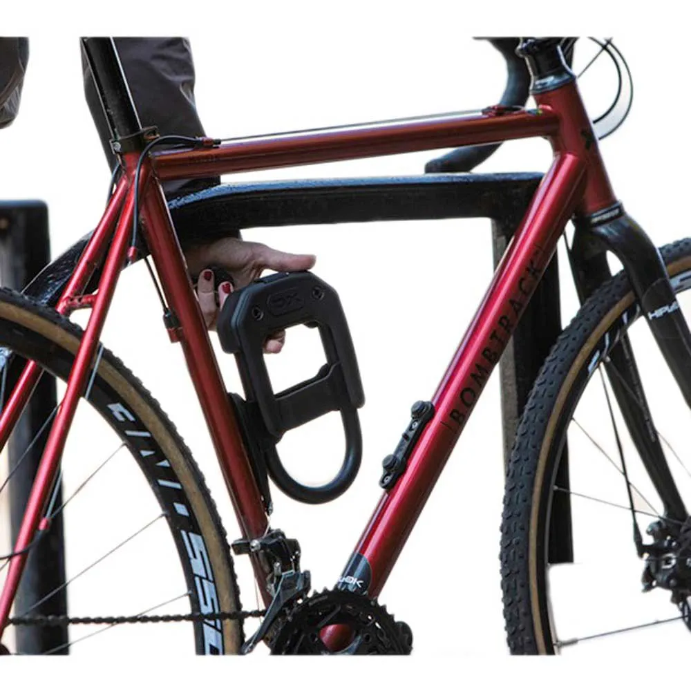 Hiplok Dx Frame Bygellås, All black, 14 x 85 x 150mm