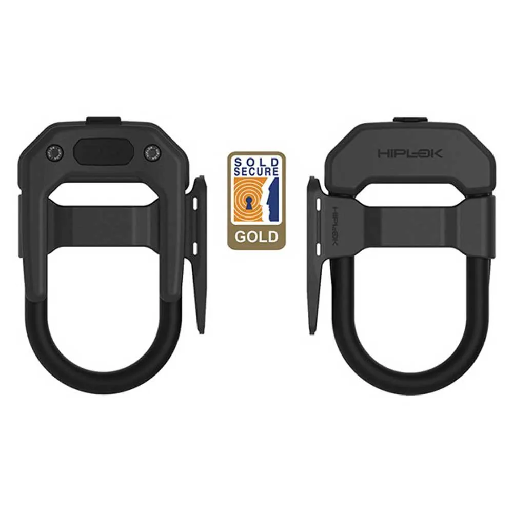 Hiplok Dx Frame Bygellås, All black, 14 x 85 x 150mm
