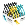 Hiplok Lok Combo Kabelbandslås 12 Enheter, Black / blue / yellow, One Size