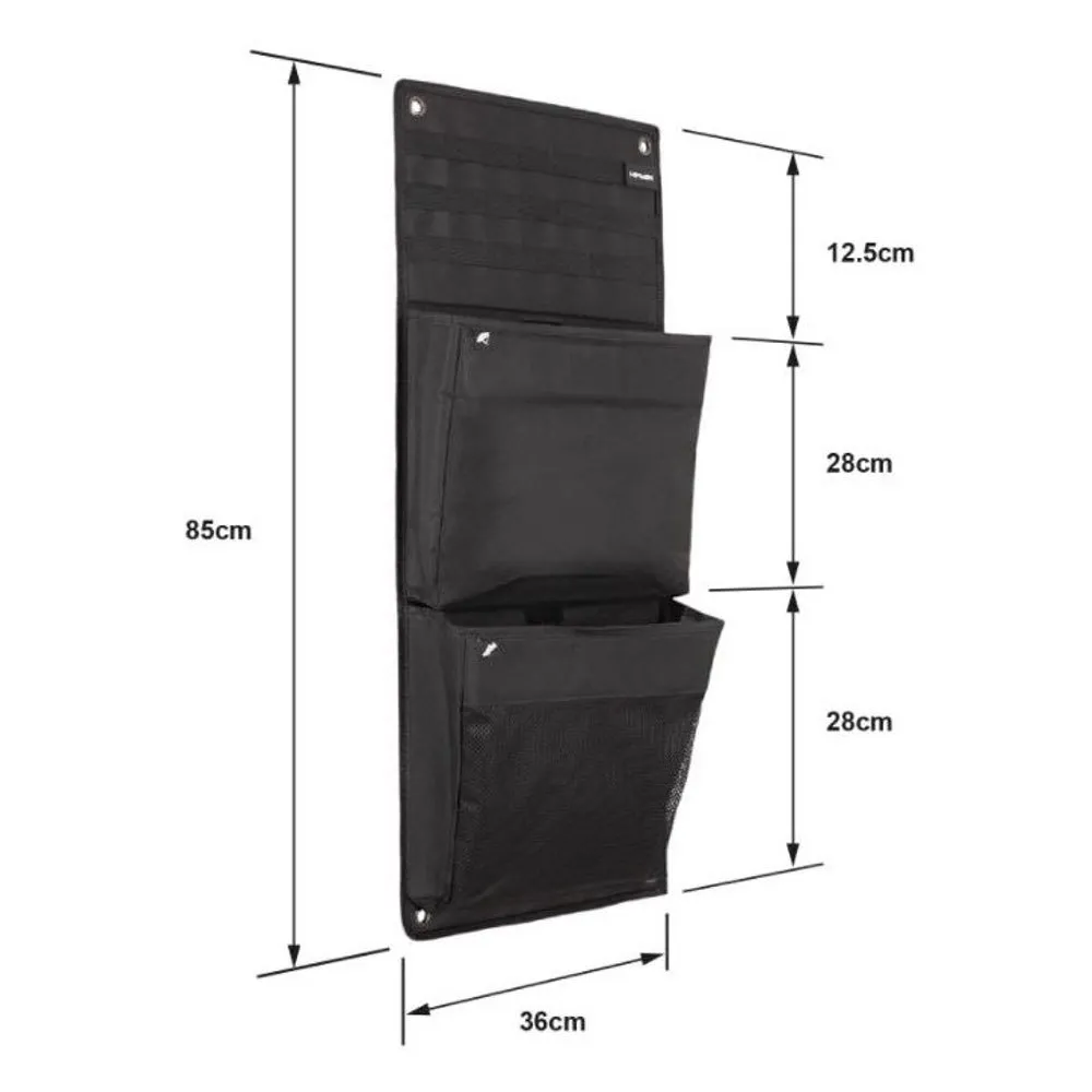 Hiplok Organisatör, Black, One Size