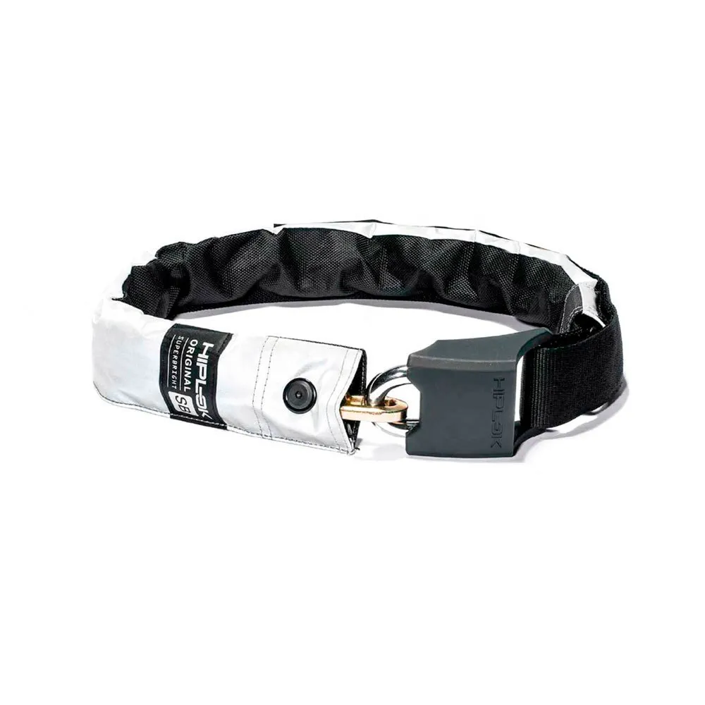 Hiplok Original Superbright Kedjelås, Black, 12mm Hiplok Original Superbright Kedjelås, Black, 12mm