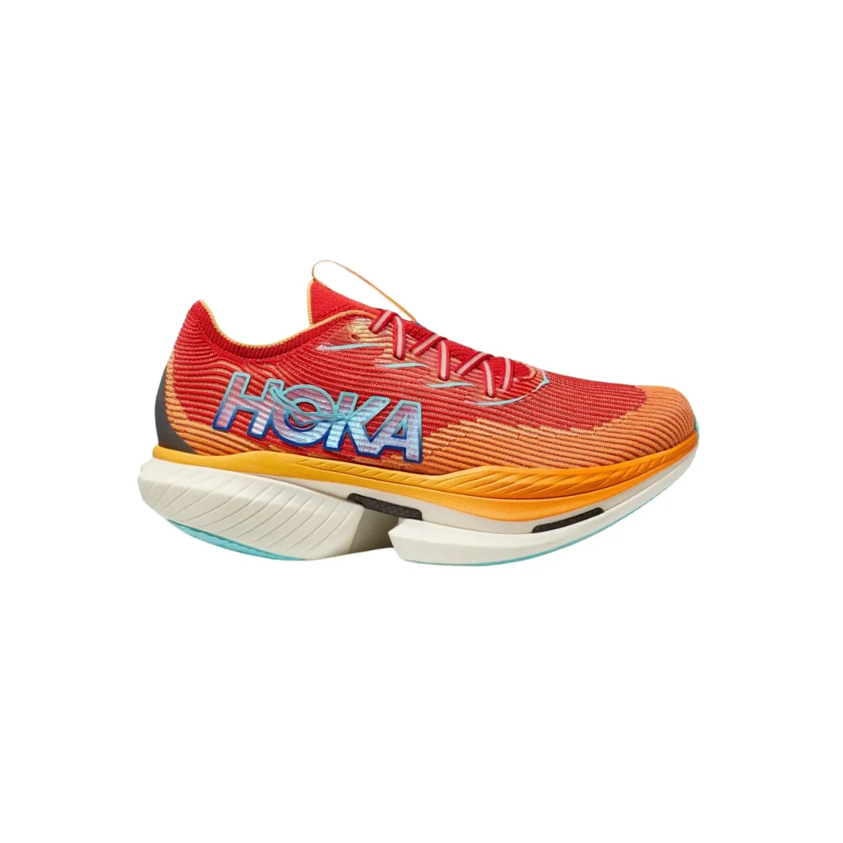 Hoka Cielo X1 Shoes Unisex, Red orange Hoka Cielo X1 Shoes Unisex, Red orange