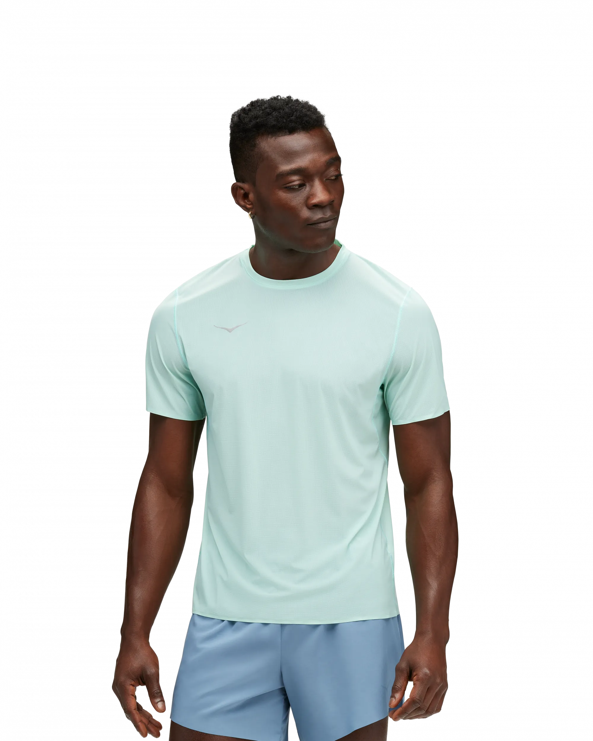 Hoka Men's Airolite Run Short Sleeve, Cloudless Hoka Men's Airolite Run Short Sleeve, Cloudless
