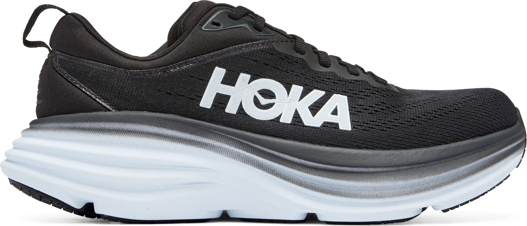 Hoka Women's Bondi 8, Black / White Hoka Women's Bondi 8, Black / White