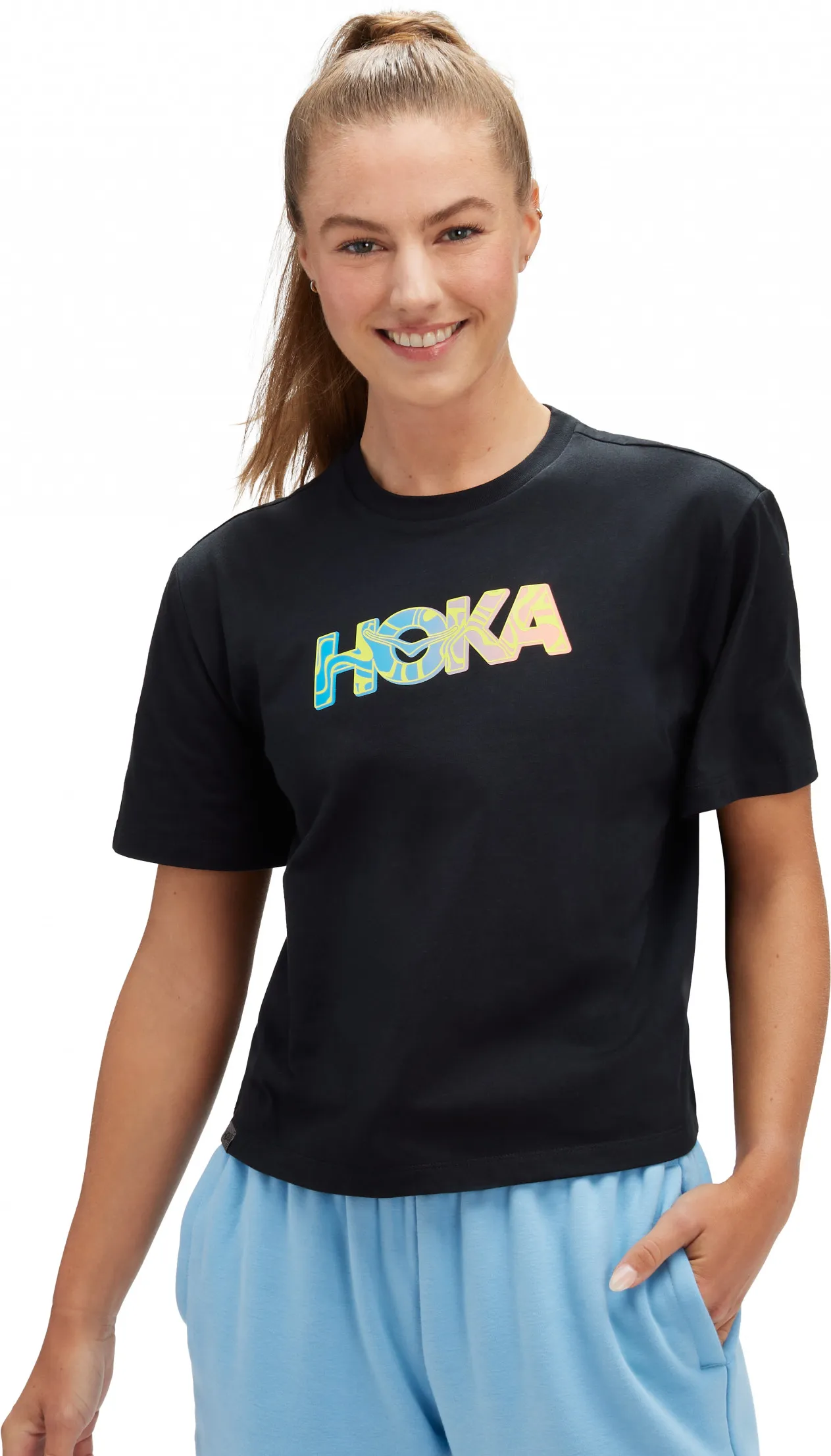 Hoka Women's Topo Logo Short Sleeve