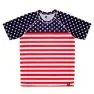 Hoopoe Stars And Stripes T-shirt Med Korta ärmar male, Navy / red / white