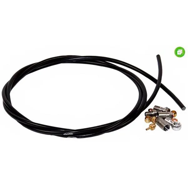 Hope Braided Bromsslang Oliv Kit, Black, One Size