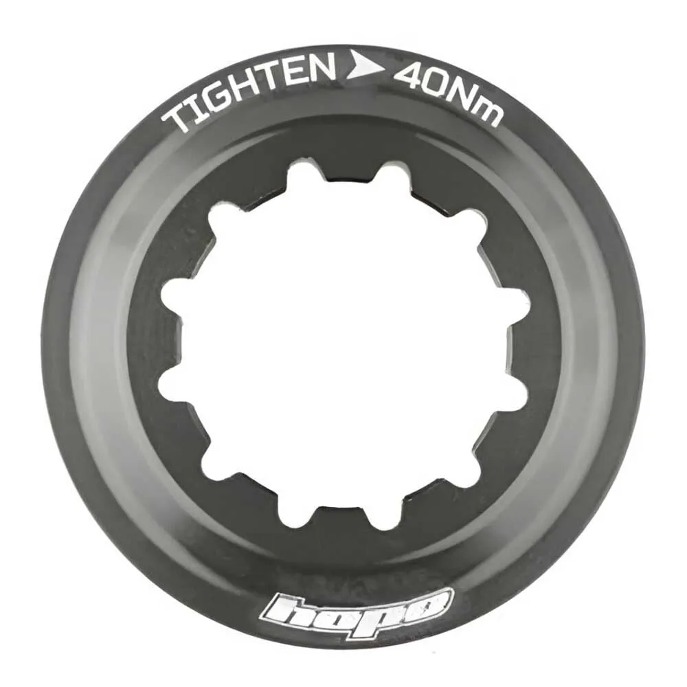 Hope Centerlock Bromsskivslåsring, Black, One Size