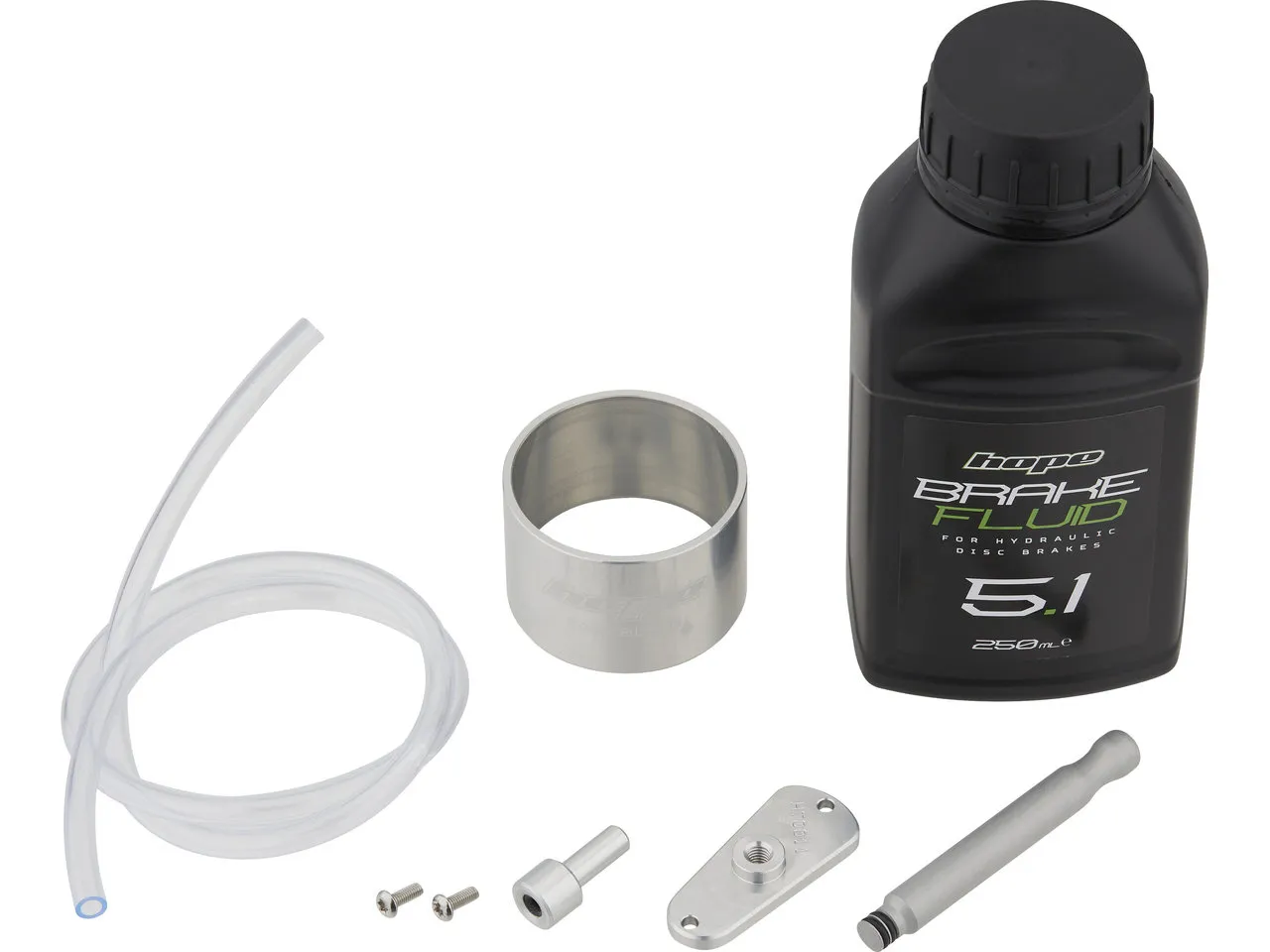 Hope Entlüftungskit Easy Bleed für Tech 3 mit Bremsflüssigkeit, Black / yellow, One Size