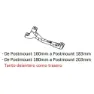 Hope H Is Postmount Skivbromsoksadapter, Black, 160-183mm / 180-203mm