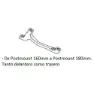 Hope L Postmount Skivbromsoksadapter, Black, 180mm