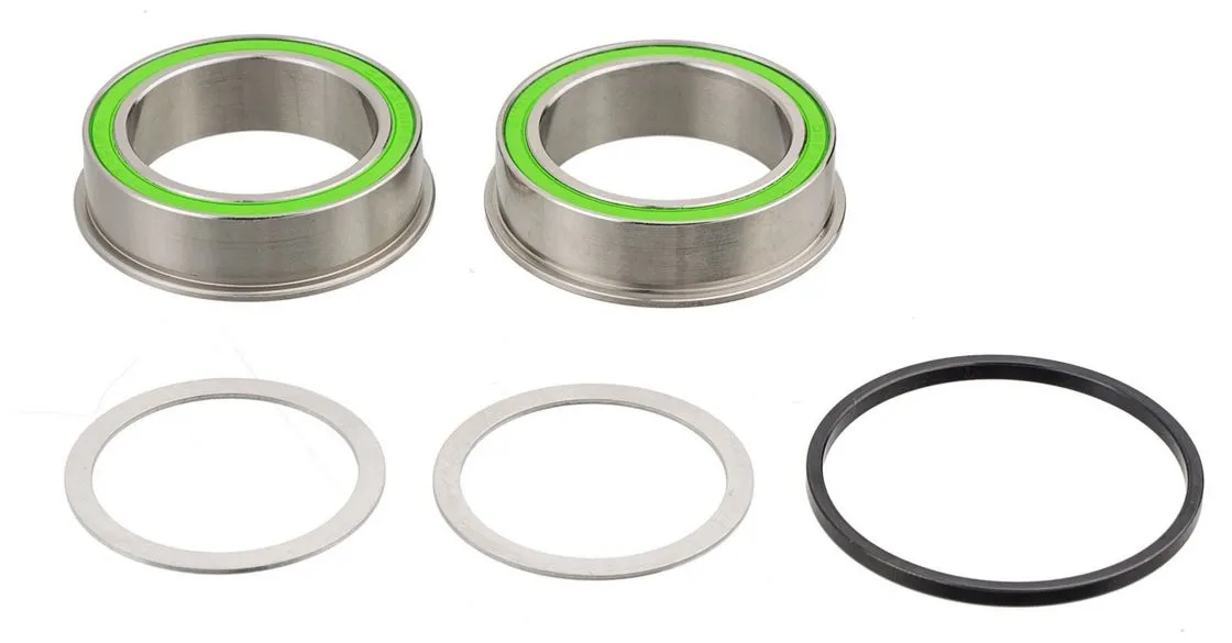 Hope Press Fit PF41 Vevlager, Silver / green, 30mm Hope Press Fit PF41 Vevlager, Silver / green, 30mm