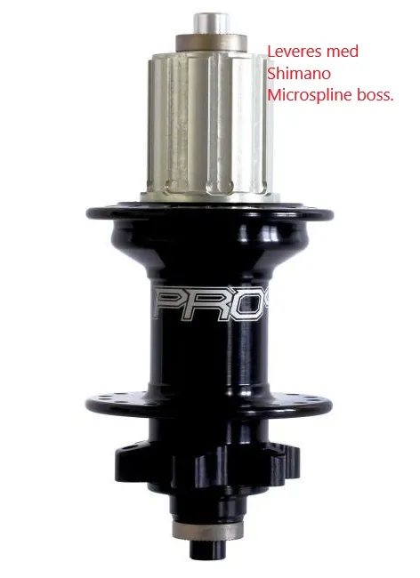 Hope Pro 4 135QR baknav, Svart, 24h Hope Pro 4 135QR baknav, Svart, 24h