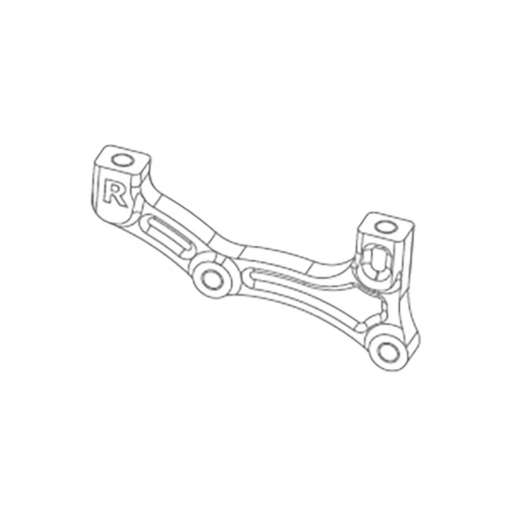 Hope R Is Postmount Skivbromsoksadapter, Black, 220 / 200mm Hope R Is Postmount Skivbromsoksadapter, Black, 220 / 200mm
