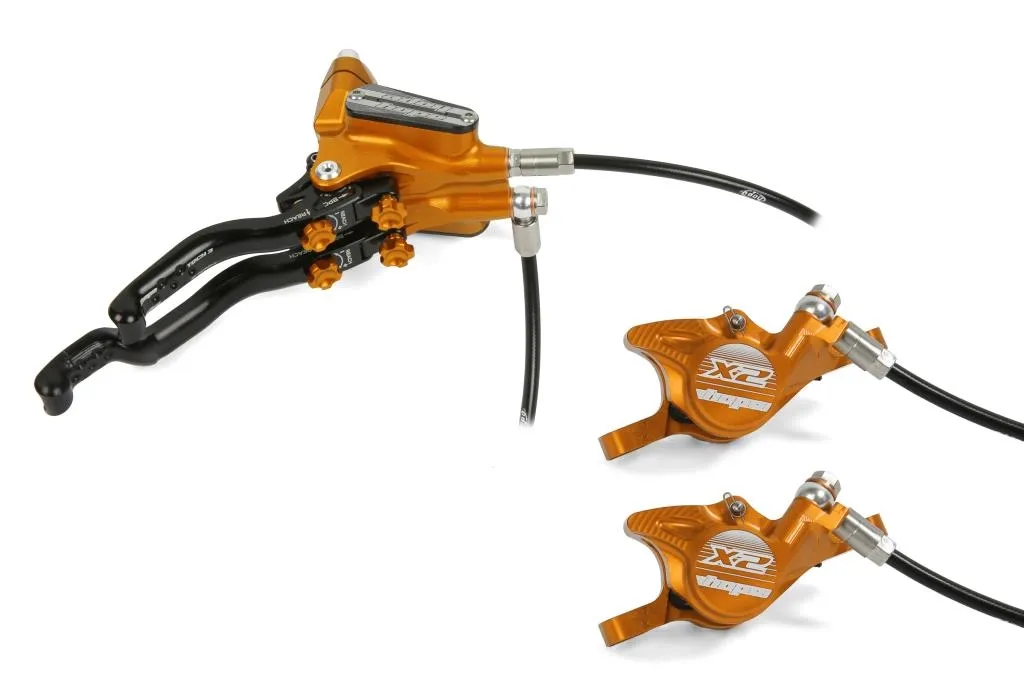 Hope Tech 3 DUO X2 Skivbroms, Svart, höger Hope Tech 3 DUO X2 Skivbroms, Svart, höger