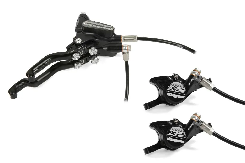 Hope Tech 3 DUO X2 Skivbroms, Svart, höger Hope Tech 3 DUO X2 Skivbroms, Svart, höger