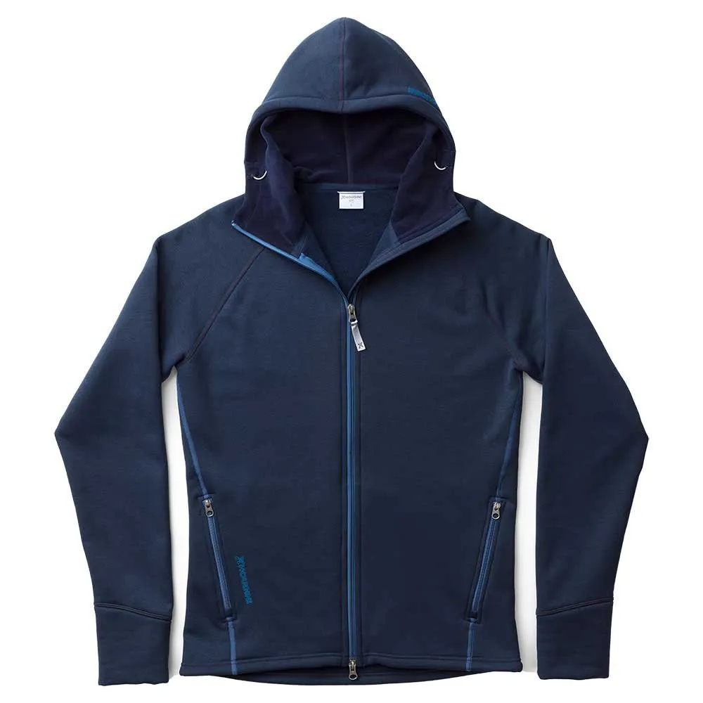 Houdini Power Fleecejacka Med Huva Refurbished, Blue illusion