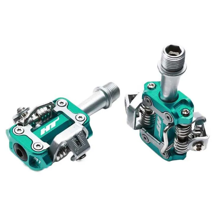 HT M1 Leopard M Cykelpedaler, Cyan green, One Size HT M1 Leopard M Cykelpedaler, Cyan green, One Size