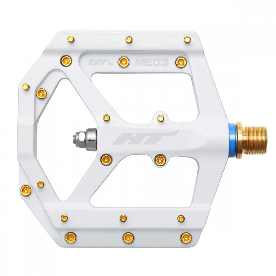 HT Me03t Evo+ Cykelpedaler, White, One Size